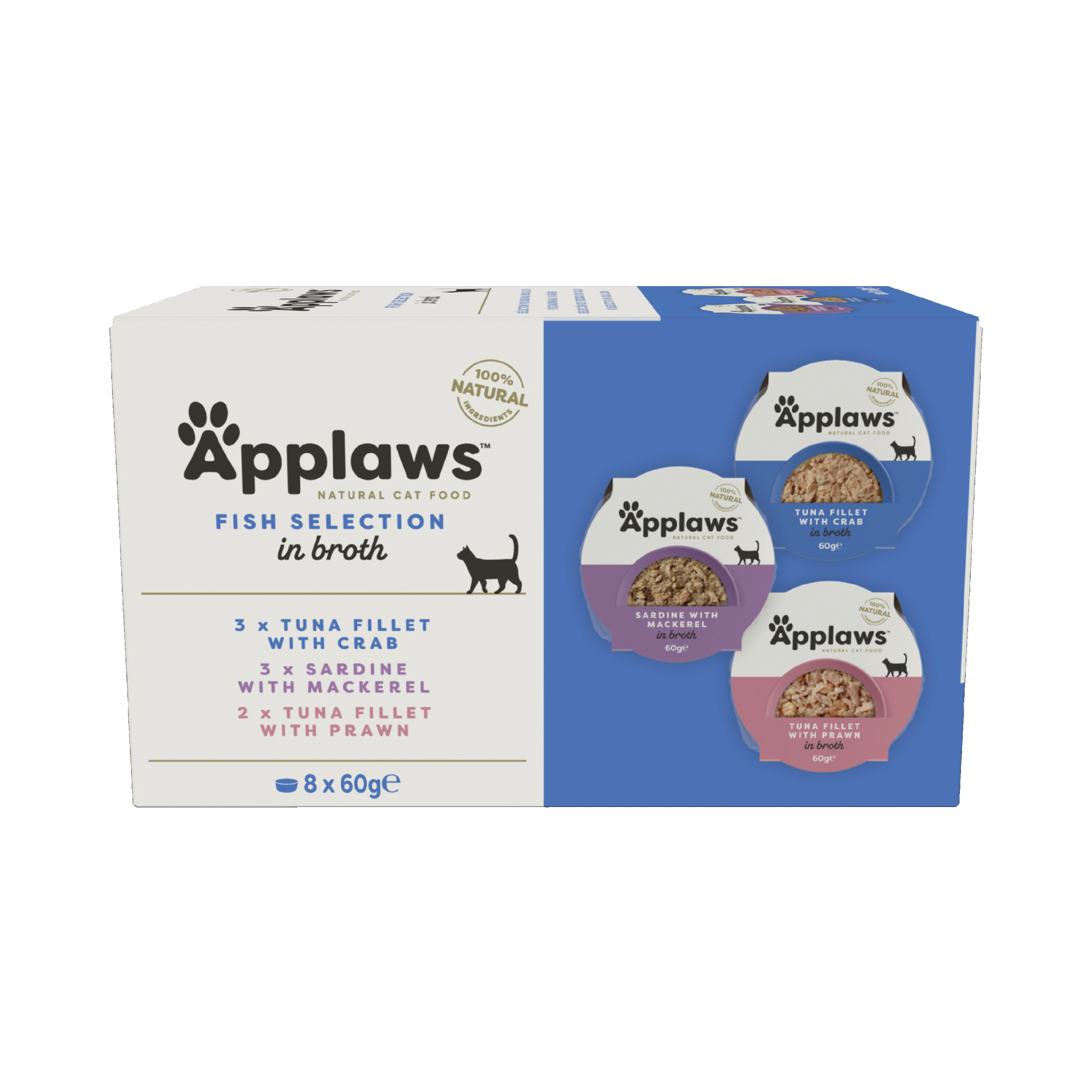 Applaws Pots multipack Fish variatie 8 x 60 gr.