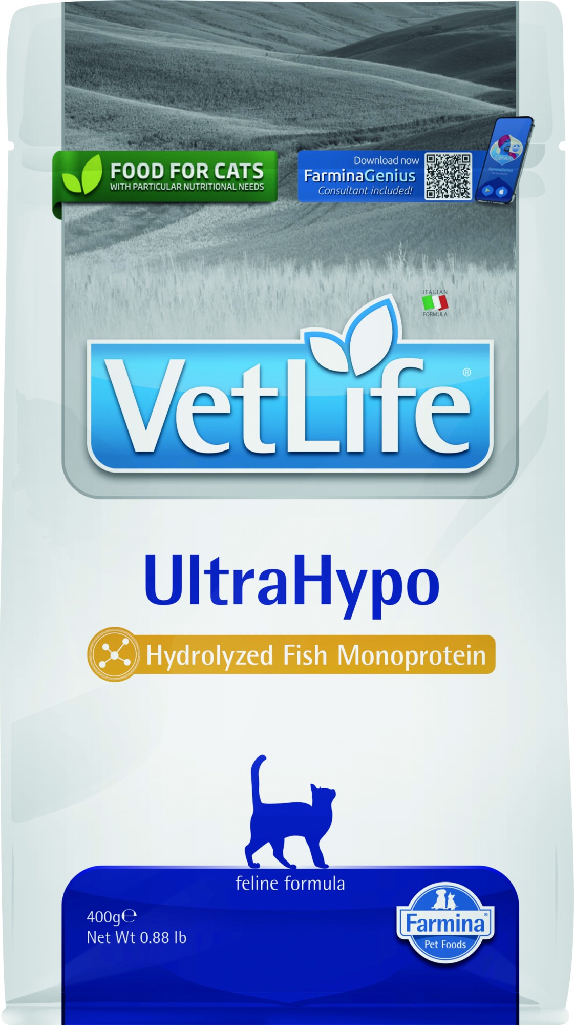 VET LIFE kattenvoeding UltraHypo 400 gr.