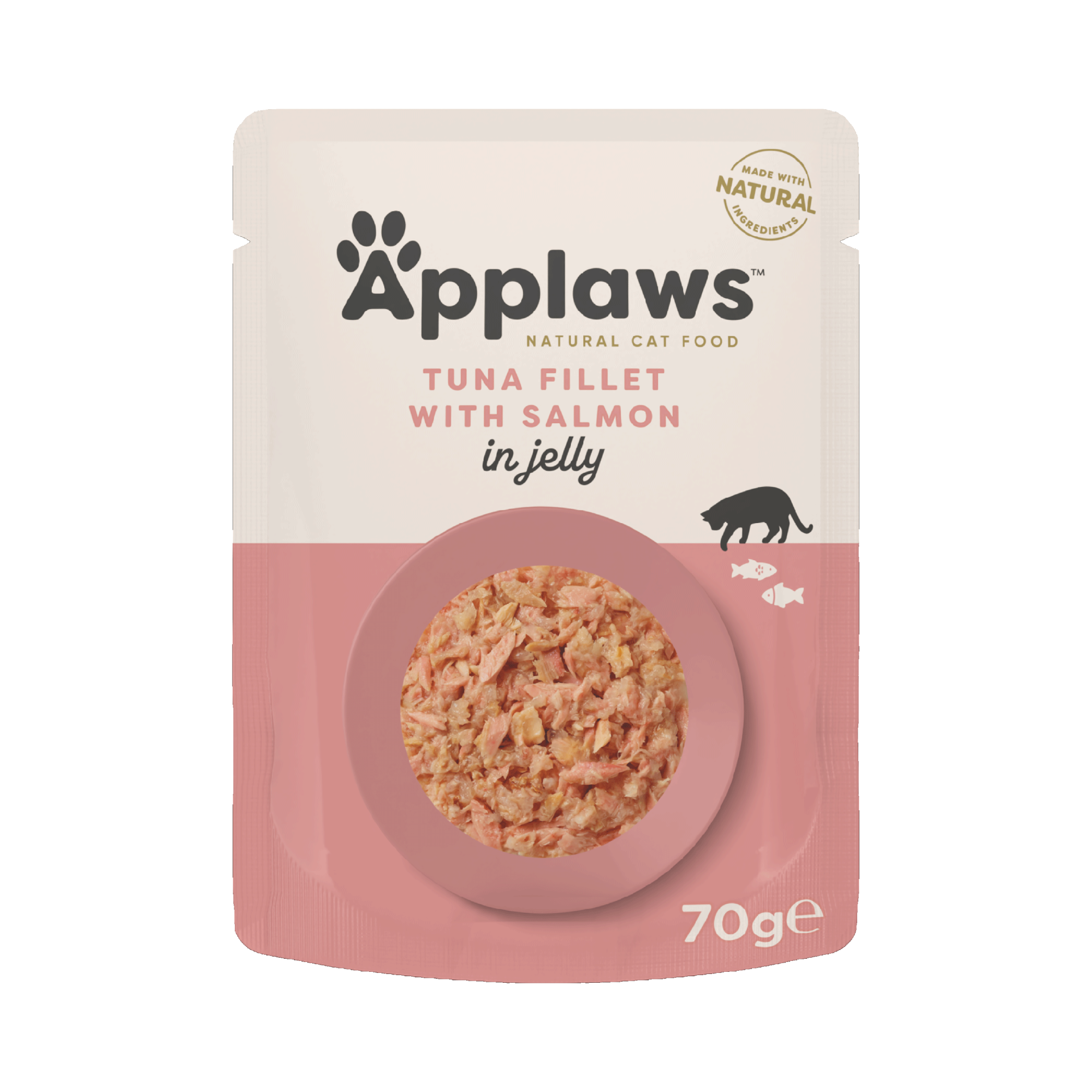 Applaws Quick Serve Jelly hele Tonijn en zalm 70 gr. - per 16 stuks