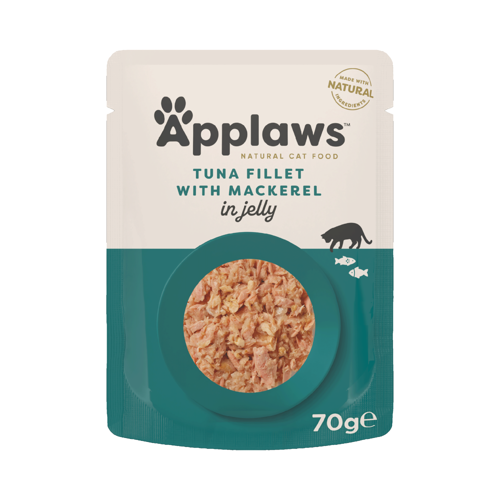 Applaws Quick Serve Jelly hele Tonijn en makreel 70 gr. - per 16 stuks