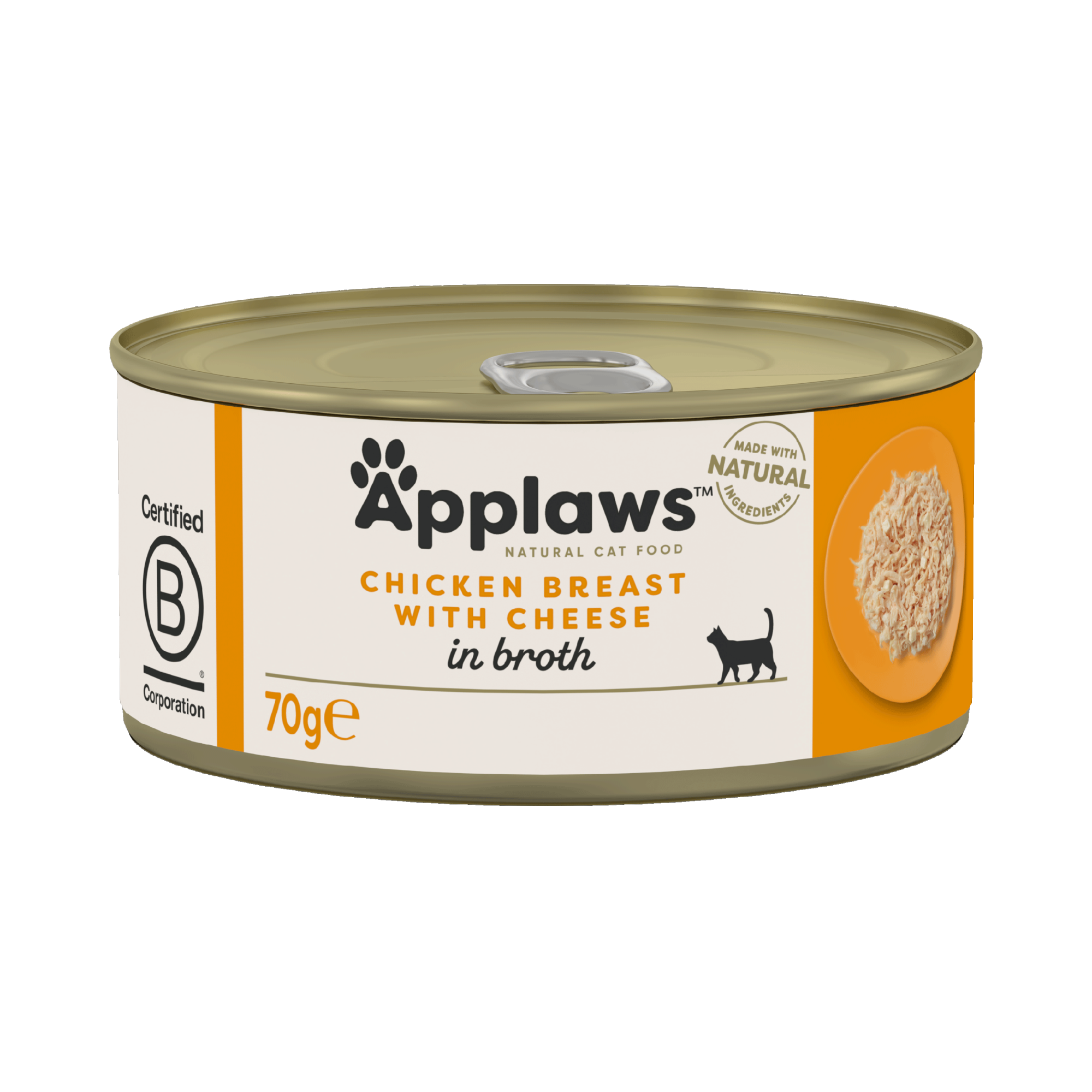 Applaws natvoeding Kippenborst en kaas 70 gr. - per 24 stuks