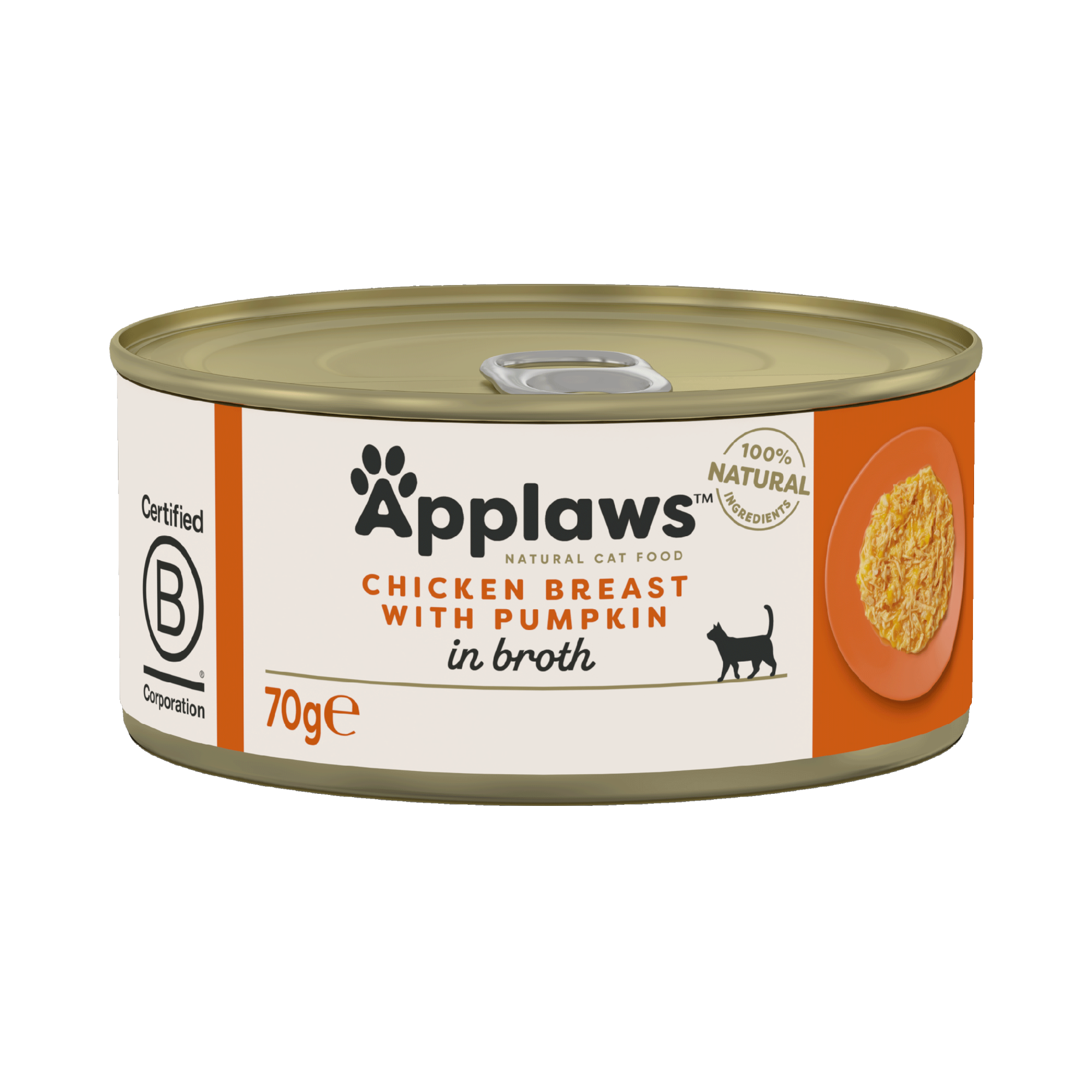 Applaws natvoeding Kippenborst en pompoen 70 gr. - per 24 stuks