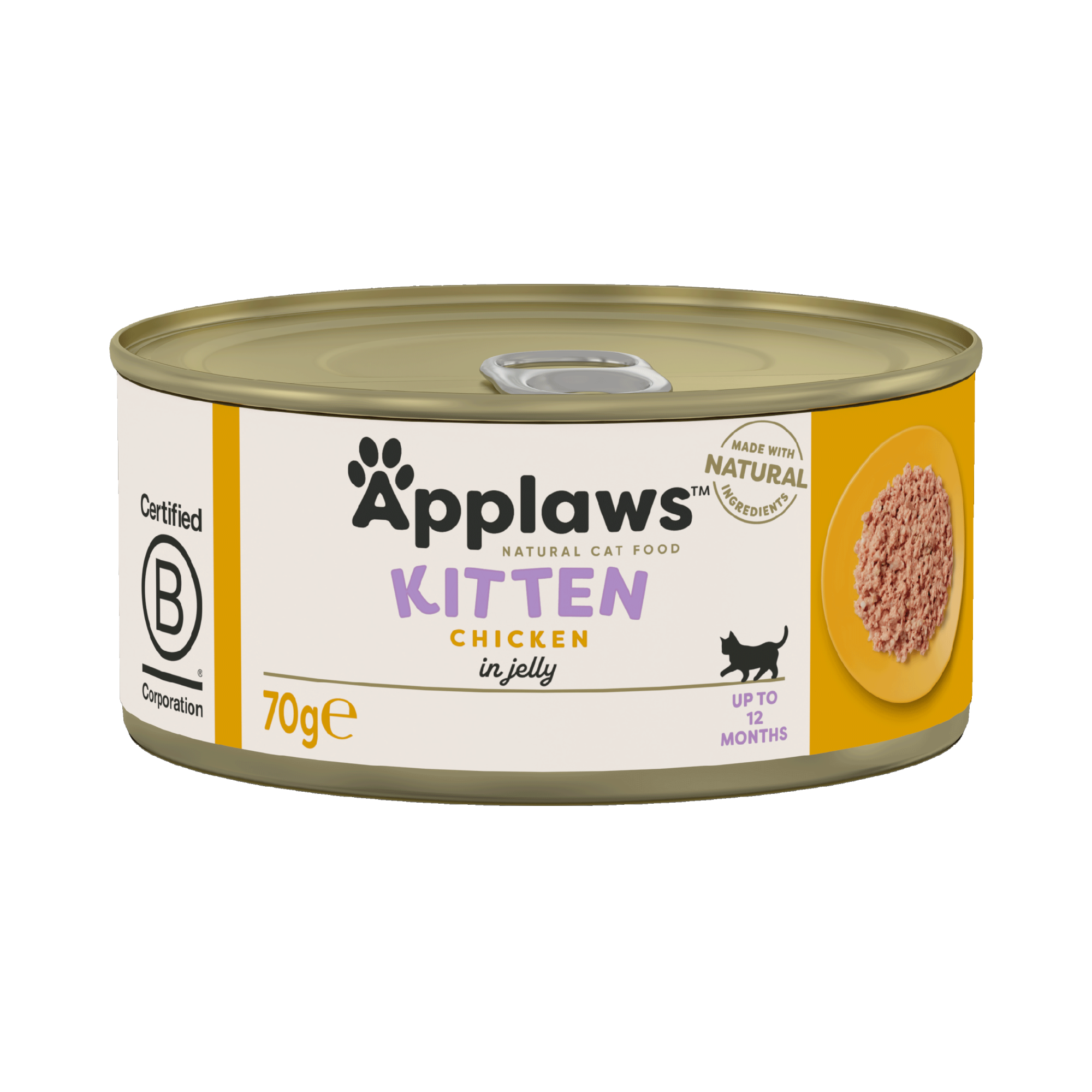 Applaws natvoeding kitten kip 70 gr. - per 24 stuks
