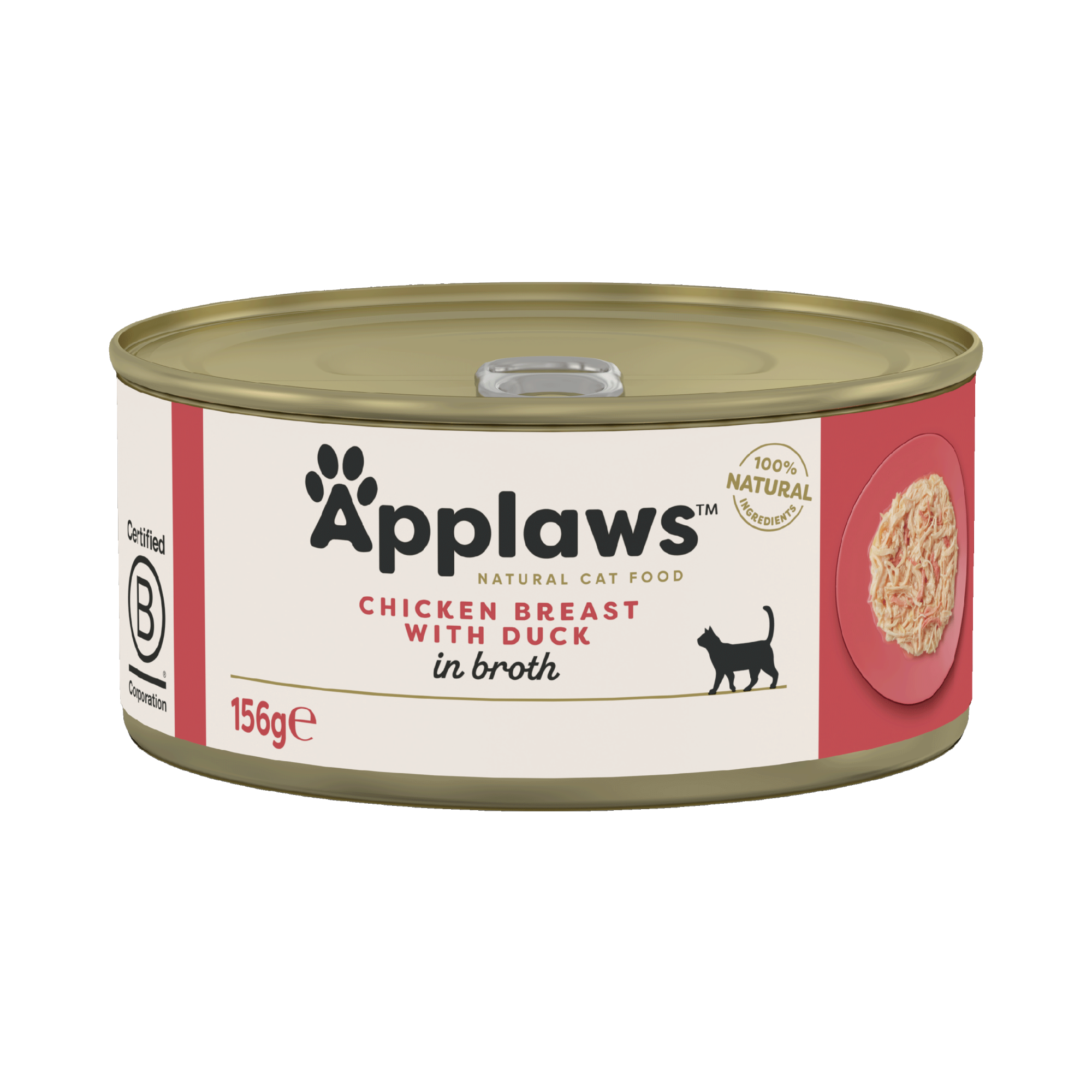 Applaws natvoeding Kippenborst en eend 156 gr. - per 24 stuks