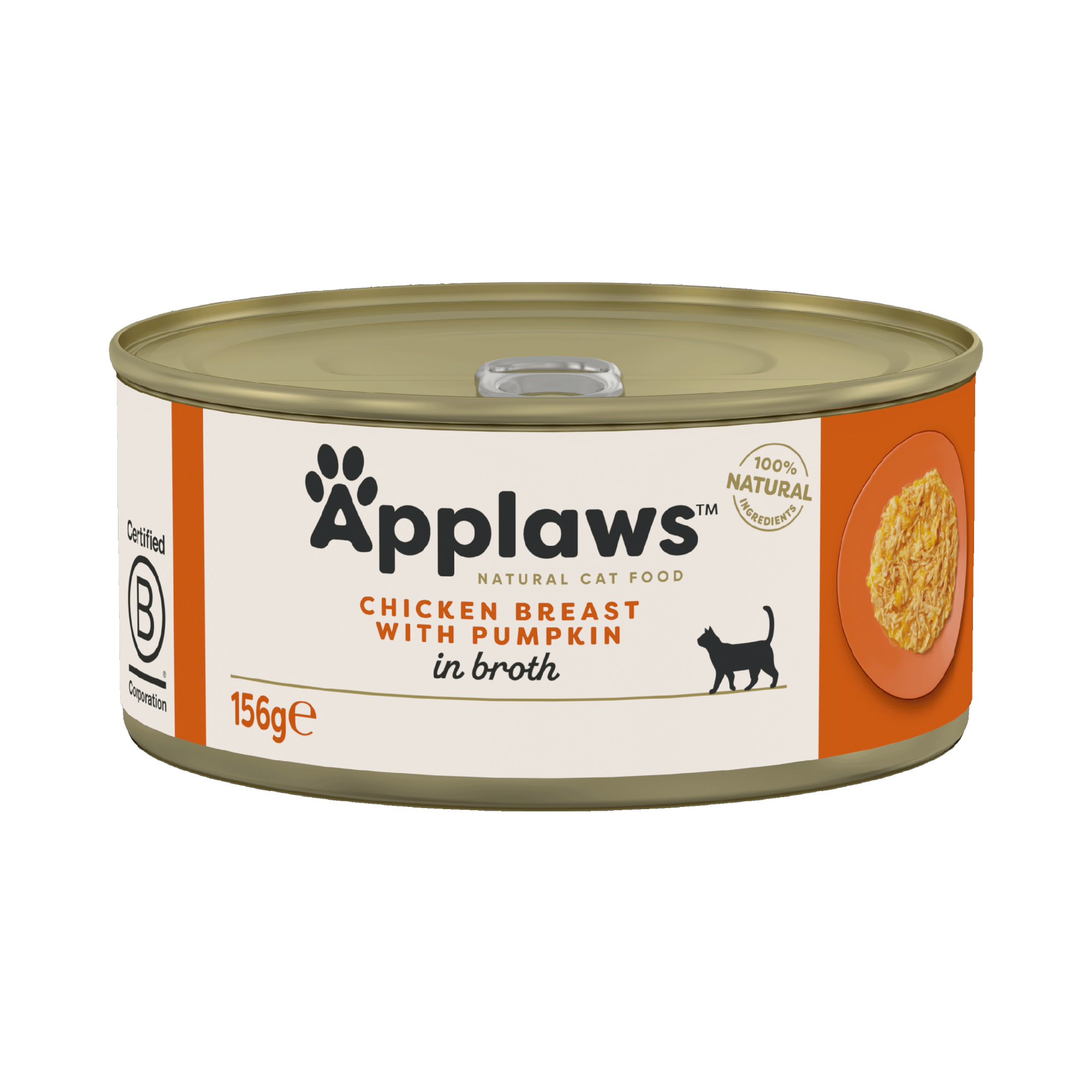 Applaws natvoeding Kippenborst en pompoen 156 gr. - per 24 stuks