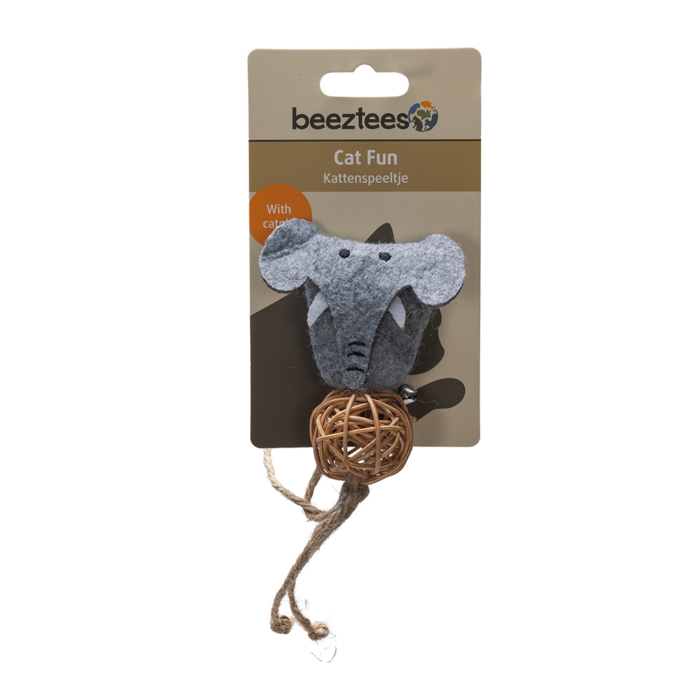Beeztees kattenspeeltje jungle Sola ca. l 19 x b 8 x h 4 cm voor katten
