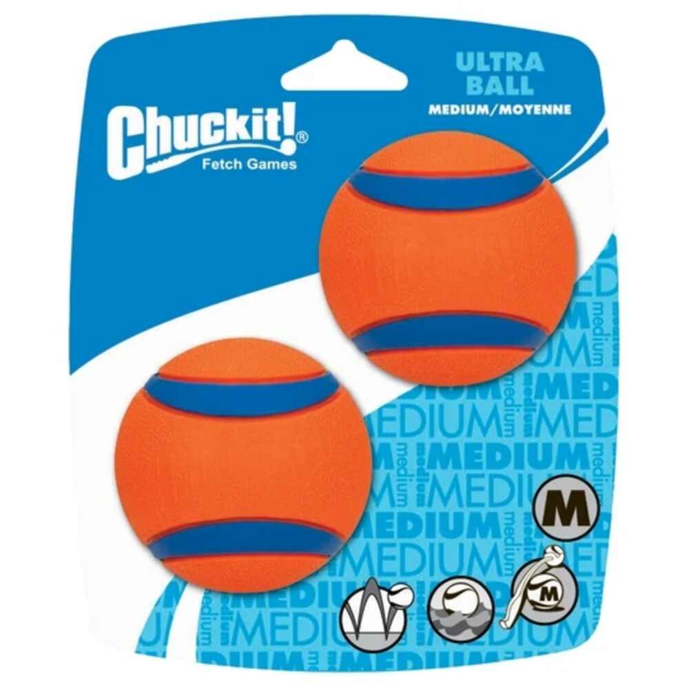 Chuckit 2x  Ultra Ballø 6 cm 2 stuks
