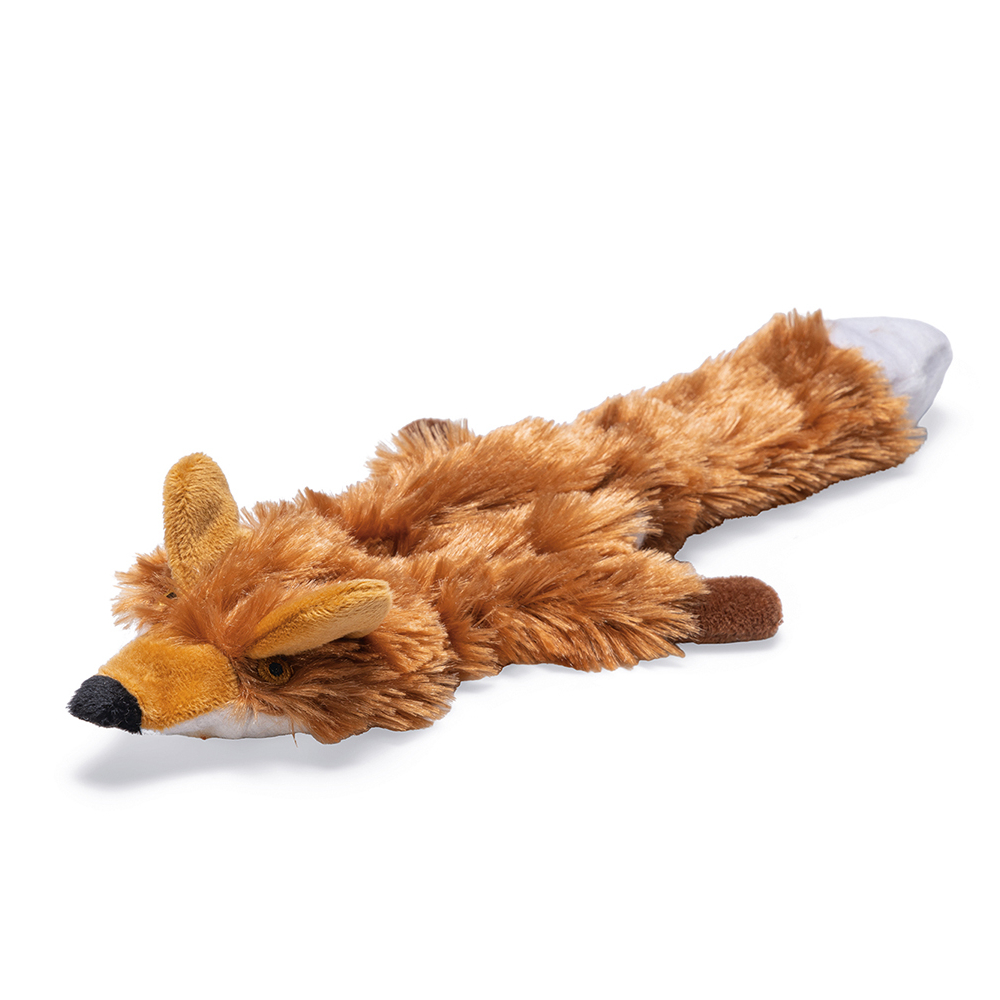 Karlie Flatino pluche knuffel vos 30x10x3cm hond