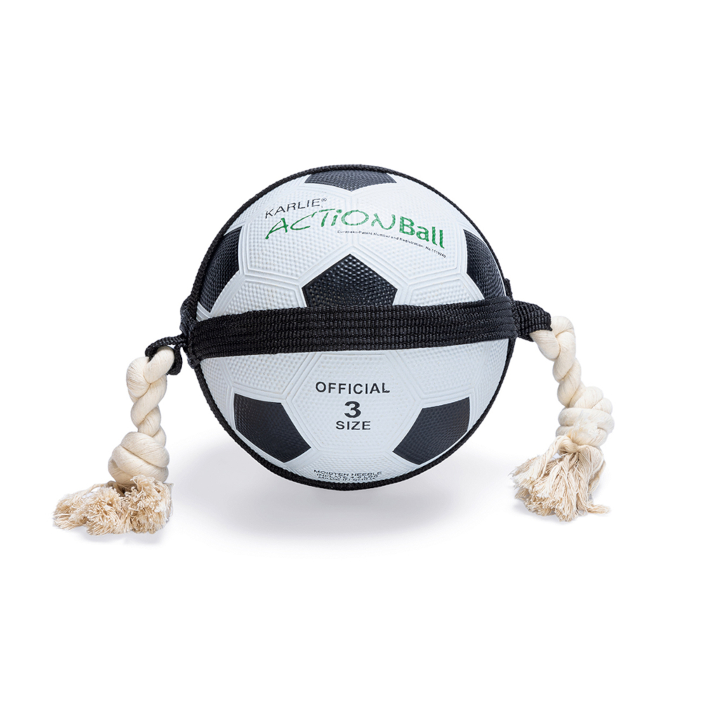 Karlie Actiebal Voetbal Ø19x49cm hond