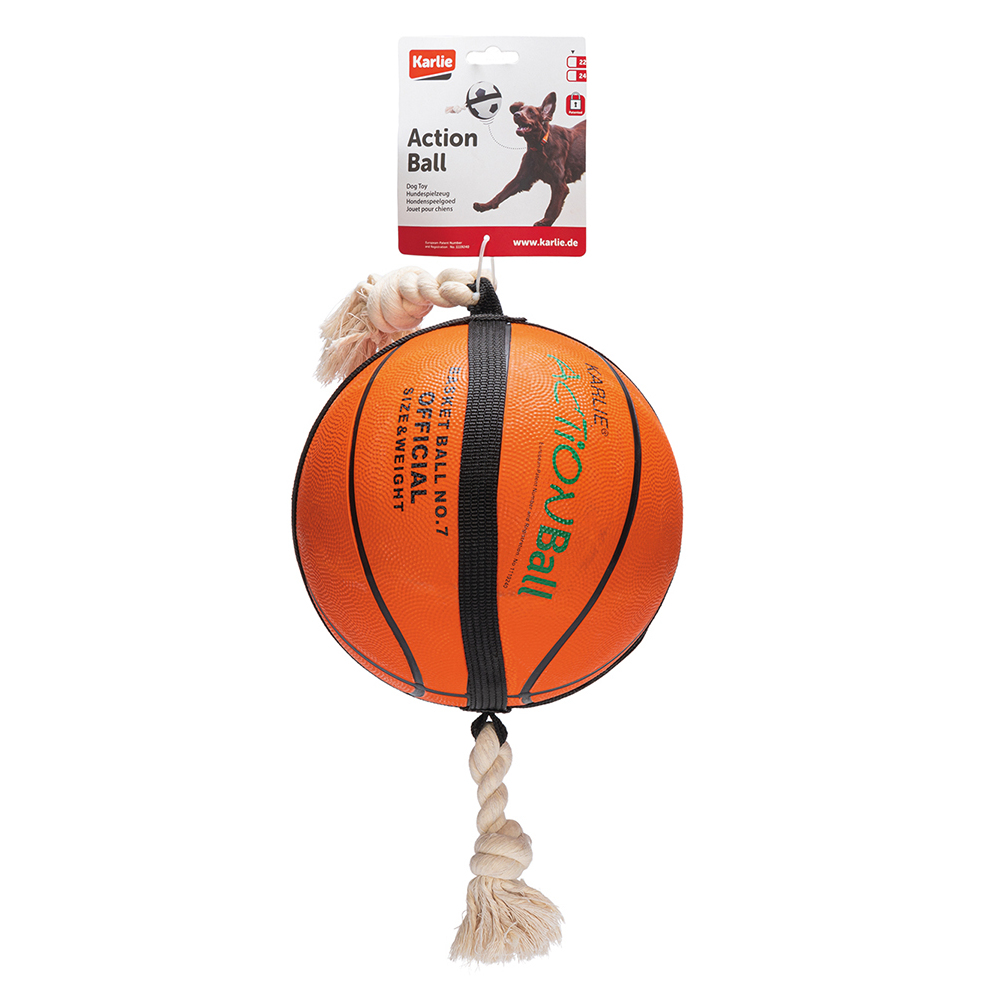 Karlie Action Ball Basketbal Ø24x55cm hondenspeeltje
