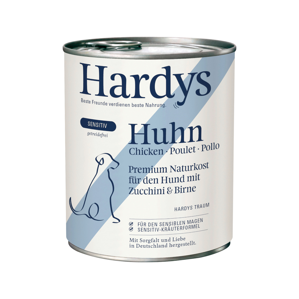 Hardys Voordeelpak: 24x 800g  Sensitive Kip natvoer voor honden
