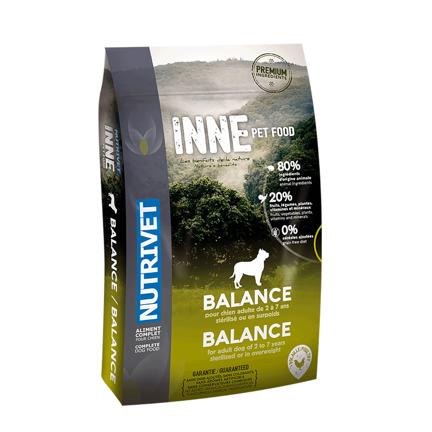 Nutrivet 3kg  Inne Dog Balance droogvoer voor honden