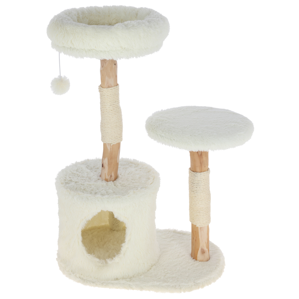Kerbl Pet krabpaal Lucia wit voor katten