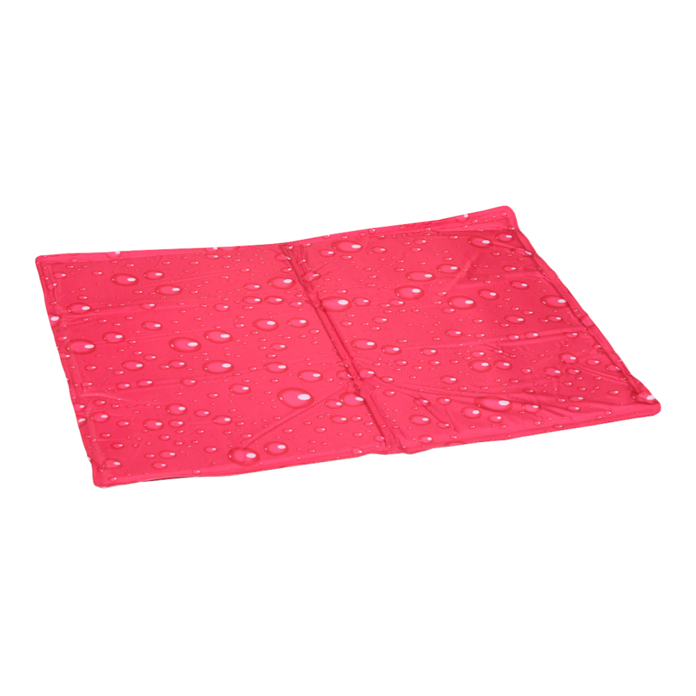 Flamingo koelkussen Fresk Drop, fuchsia - Maat L: L 90 x B 50 cm