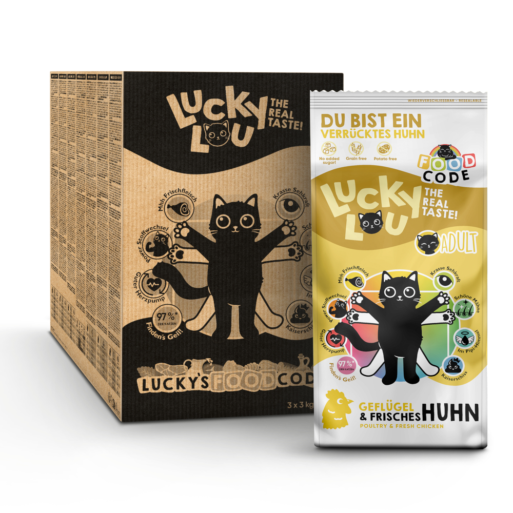 Lucky Lou Adult Gevogelte & Kip - 9 kg