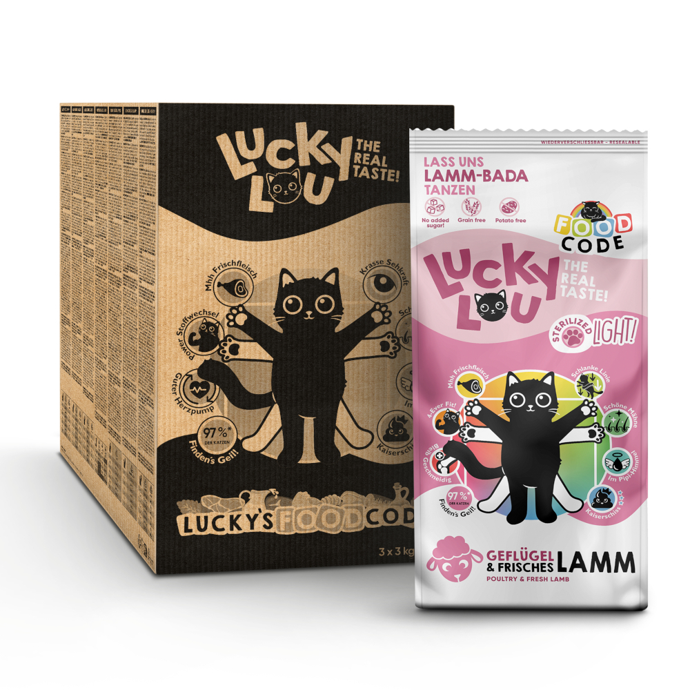 Lucky Lou Light Gevogelte & Lam - 9 kg