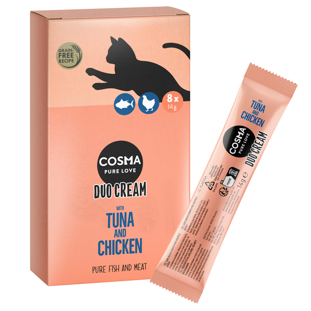 Cosma 24x14g  DUO Crème Eend en kip
