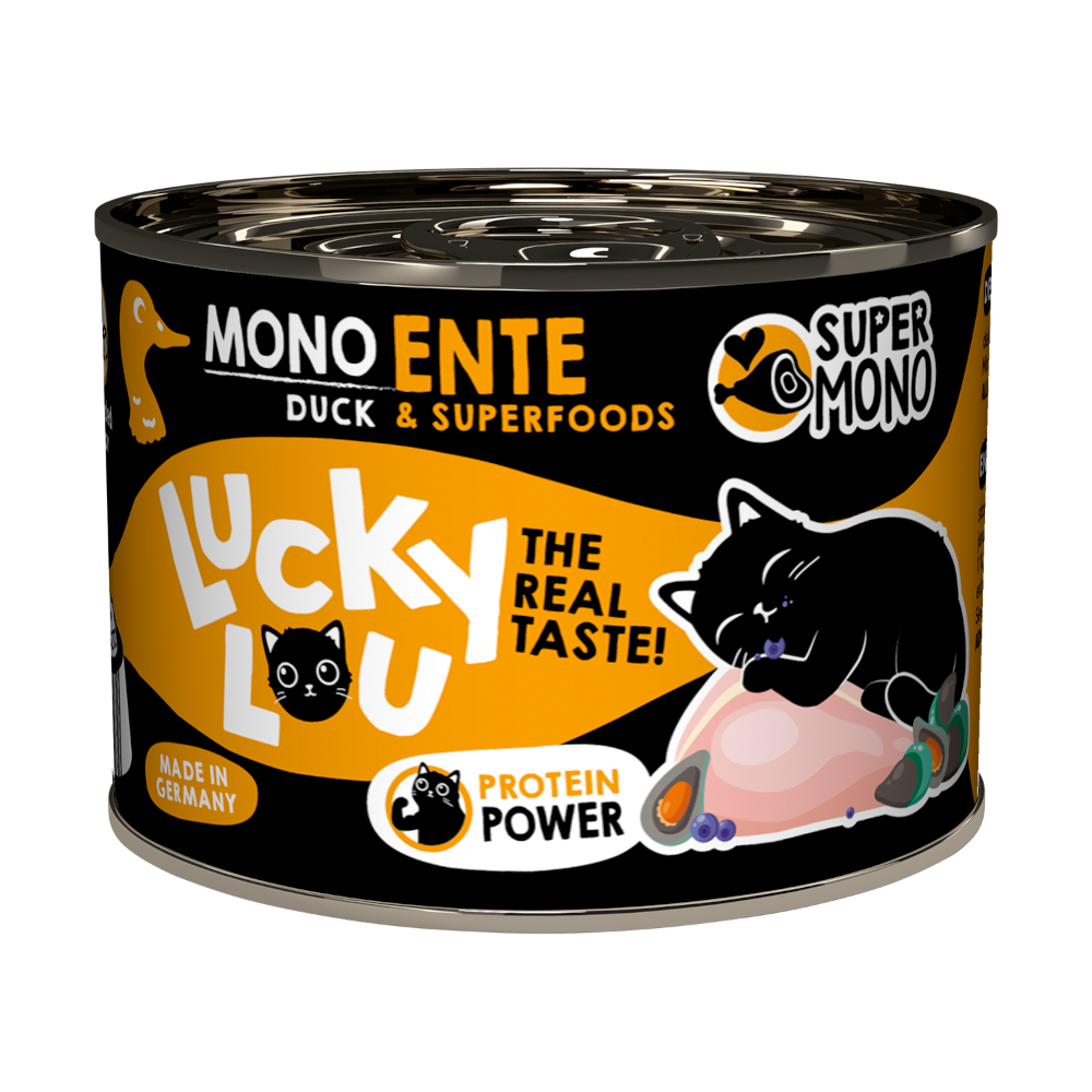Lucky Lou SuperMono² 6 x 200 g - Eend