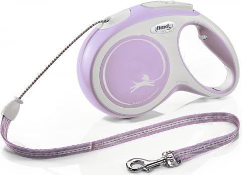 FLEXI New Comfort - Hondenriem - Koord - Roze - M - 8M