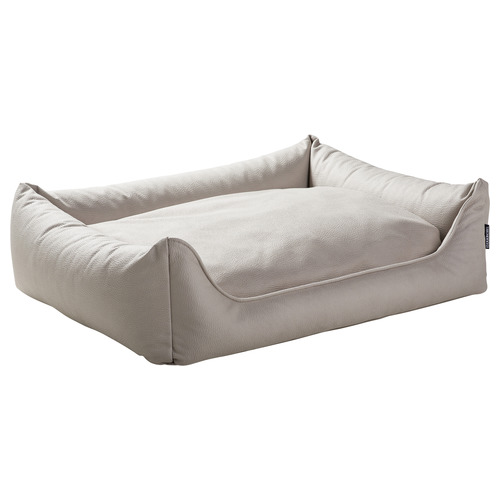 MaxxNobel Ultra Orthopedische Sofa Lederlook Beige 100 x 80 cm