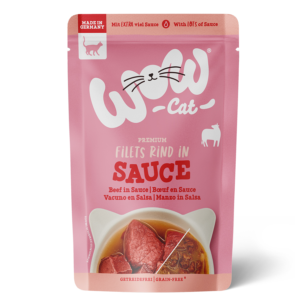 WOW Cat WOW Kat in saus 8 x 85 g