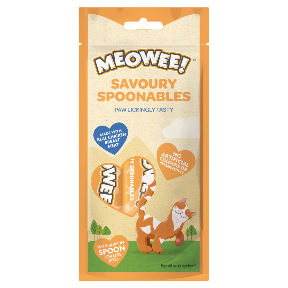 Meowee! 56g  Savoury lepelhapjes met kip
