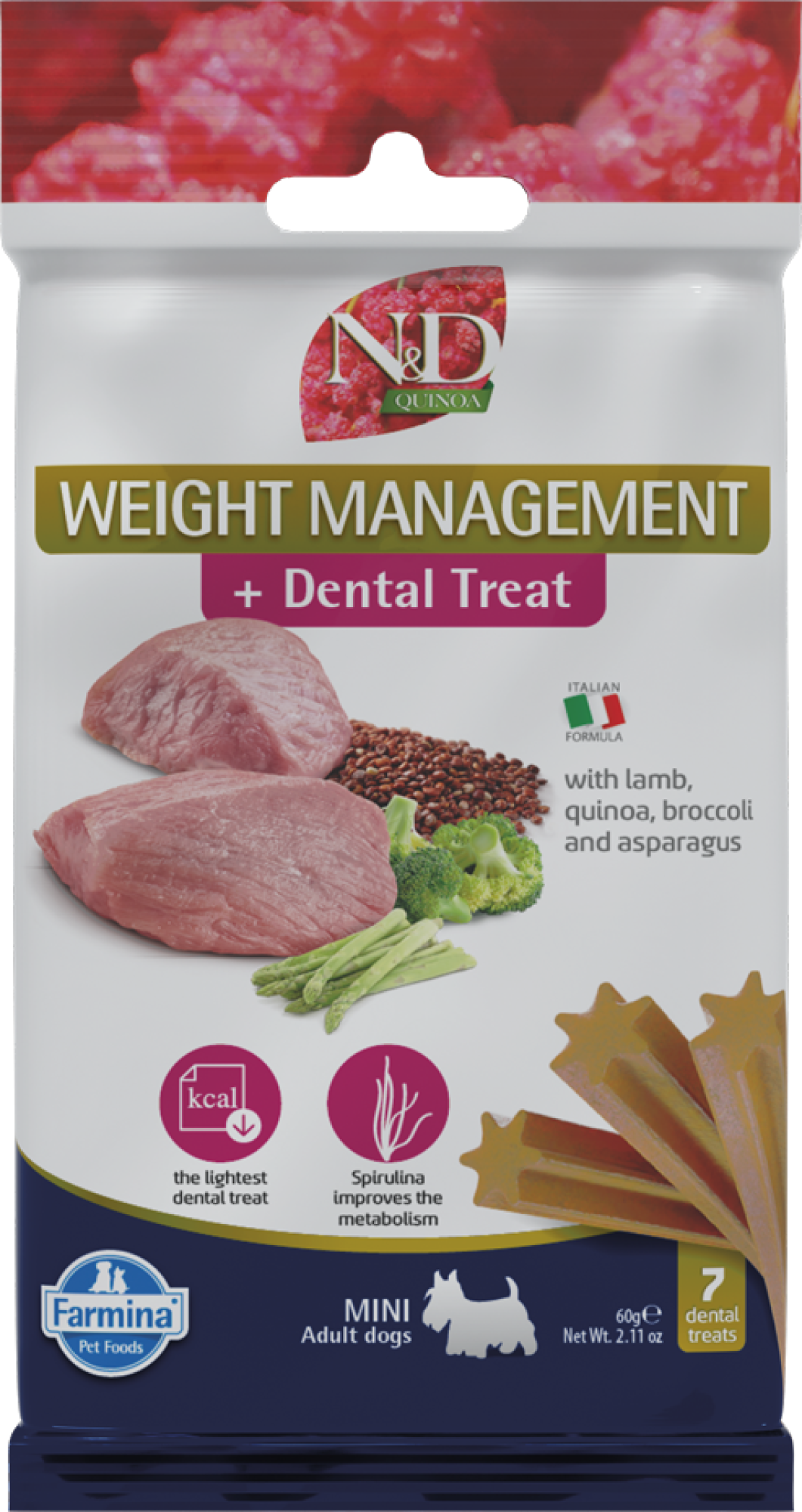 N&D Dental Treats Quinoa Weight Management  small breed