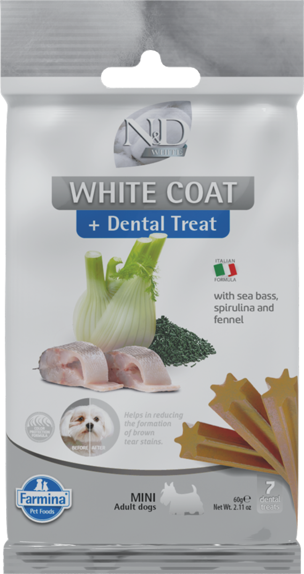 N&D Dental Treats voor de witte hond small breed
