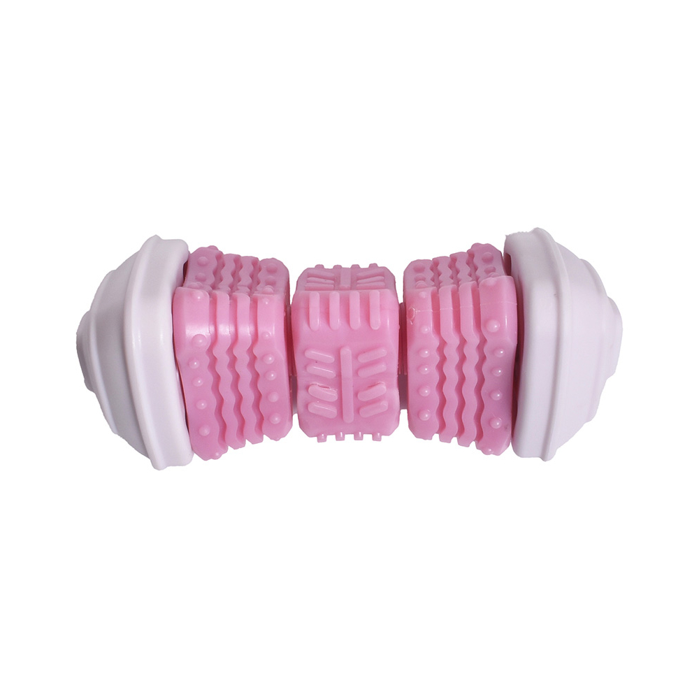 Bobby hondenspeeltje Onigiri roze 14,5x6,5x6,5cm