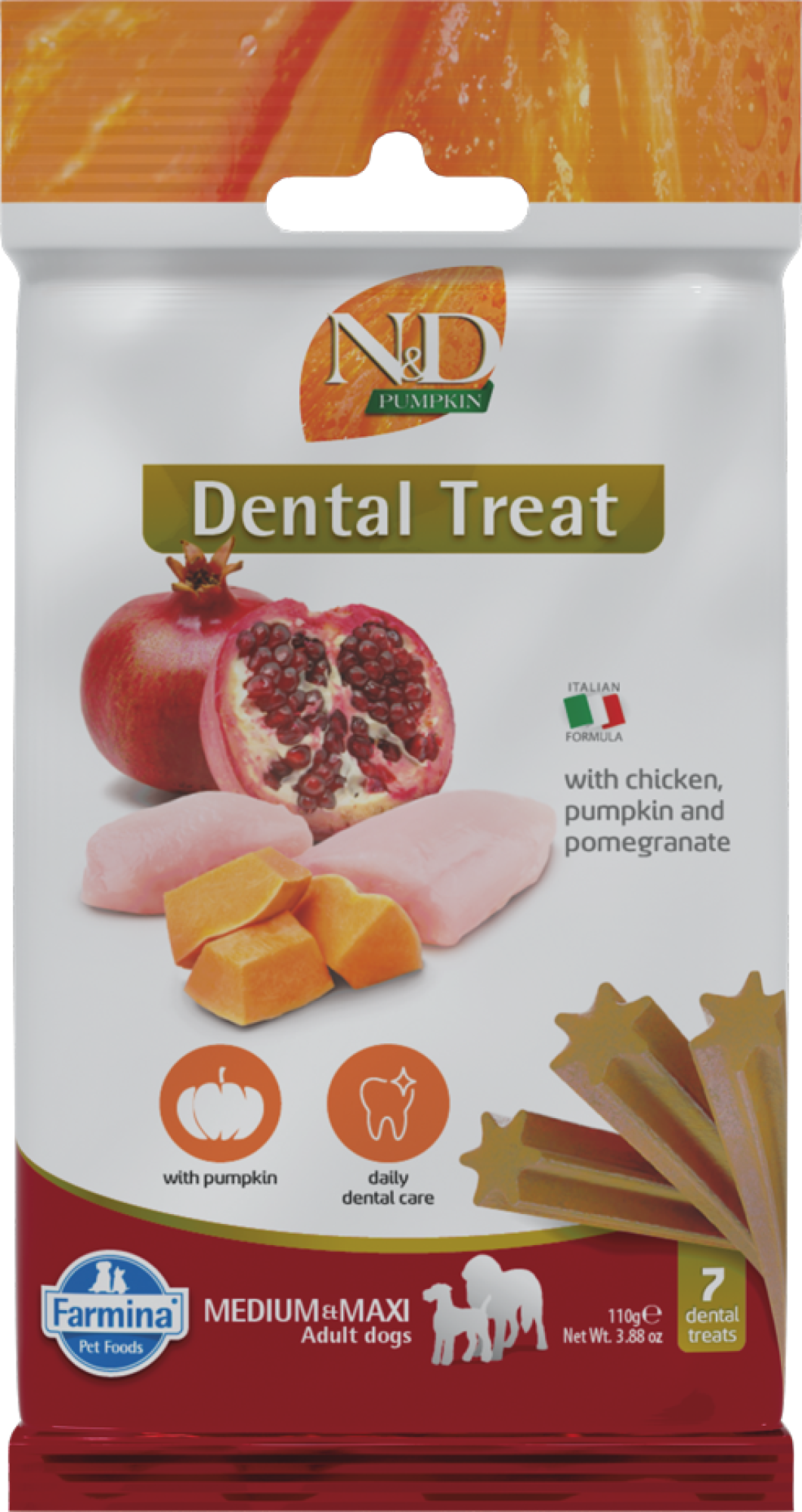 N&D Dental Treats Pumpkin Kip medium/maxi