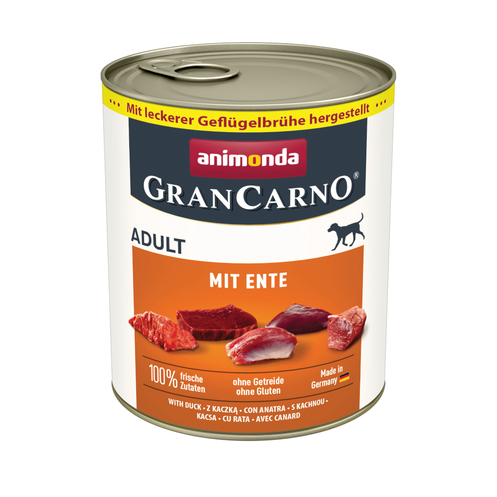 Animonda GranCarno Original Adult 6 x 800 g - met Eend