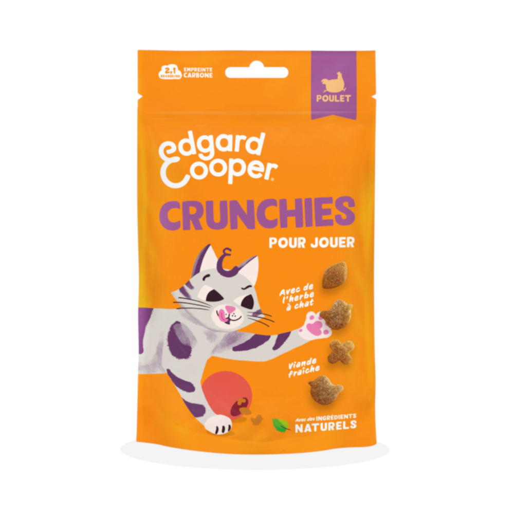Edgard & Cooper 50g  Cat Crunchies kippensnacks