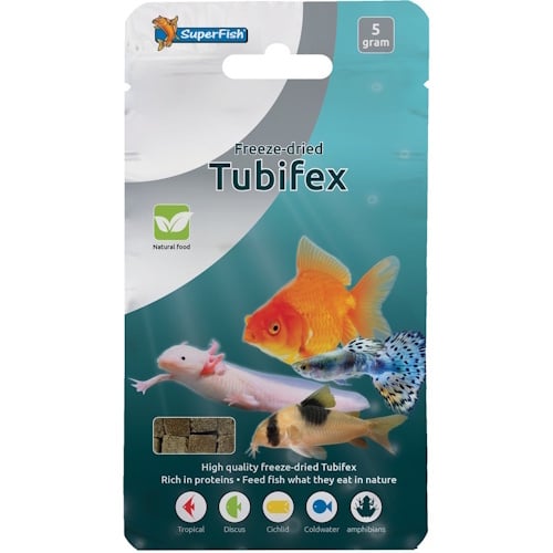 SuperFish Freeze Dried Tubifex 5 Gram