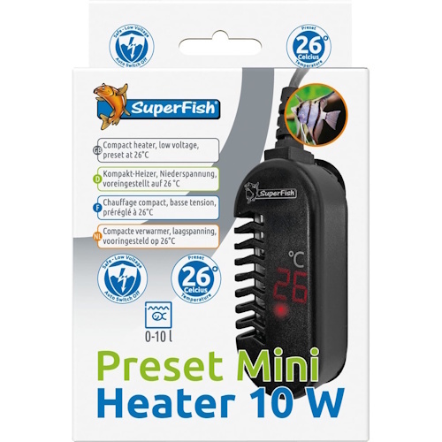 SuperFish Preset Mini Heater 10W