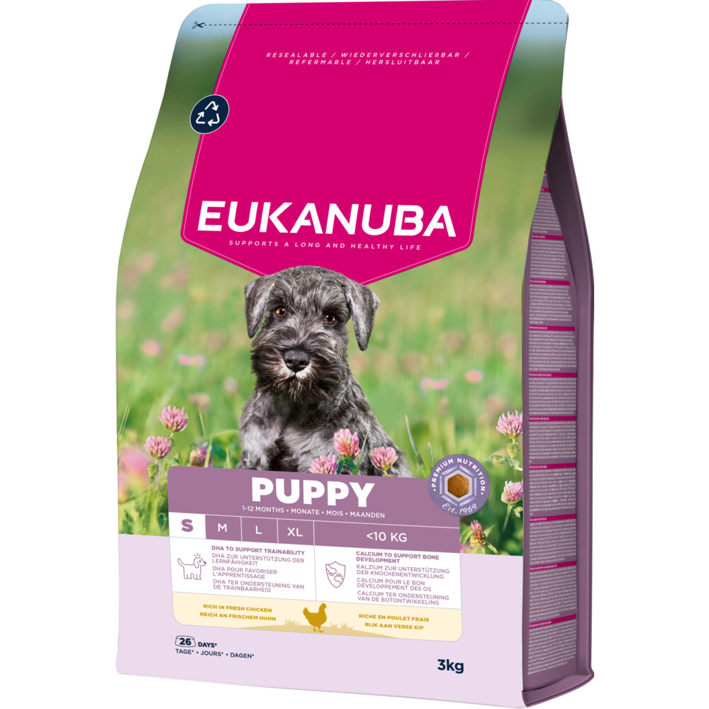 Eukanuba Life Care Dog Puppy Small Hondenvoer Chicken 3 kg