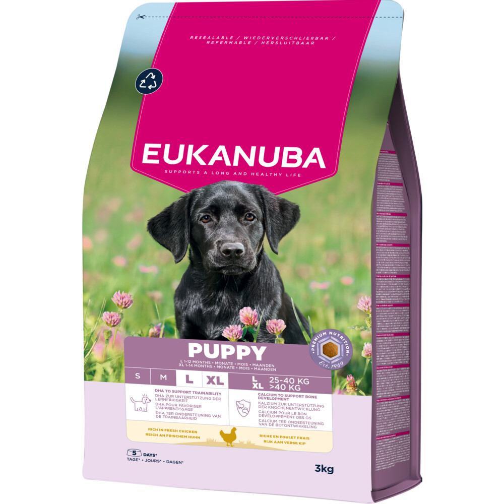 Eukanuba Life Care Dog Puppy Large Hondenvoer Chicken 3 kg