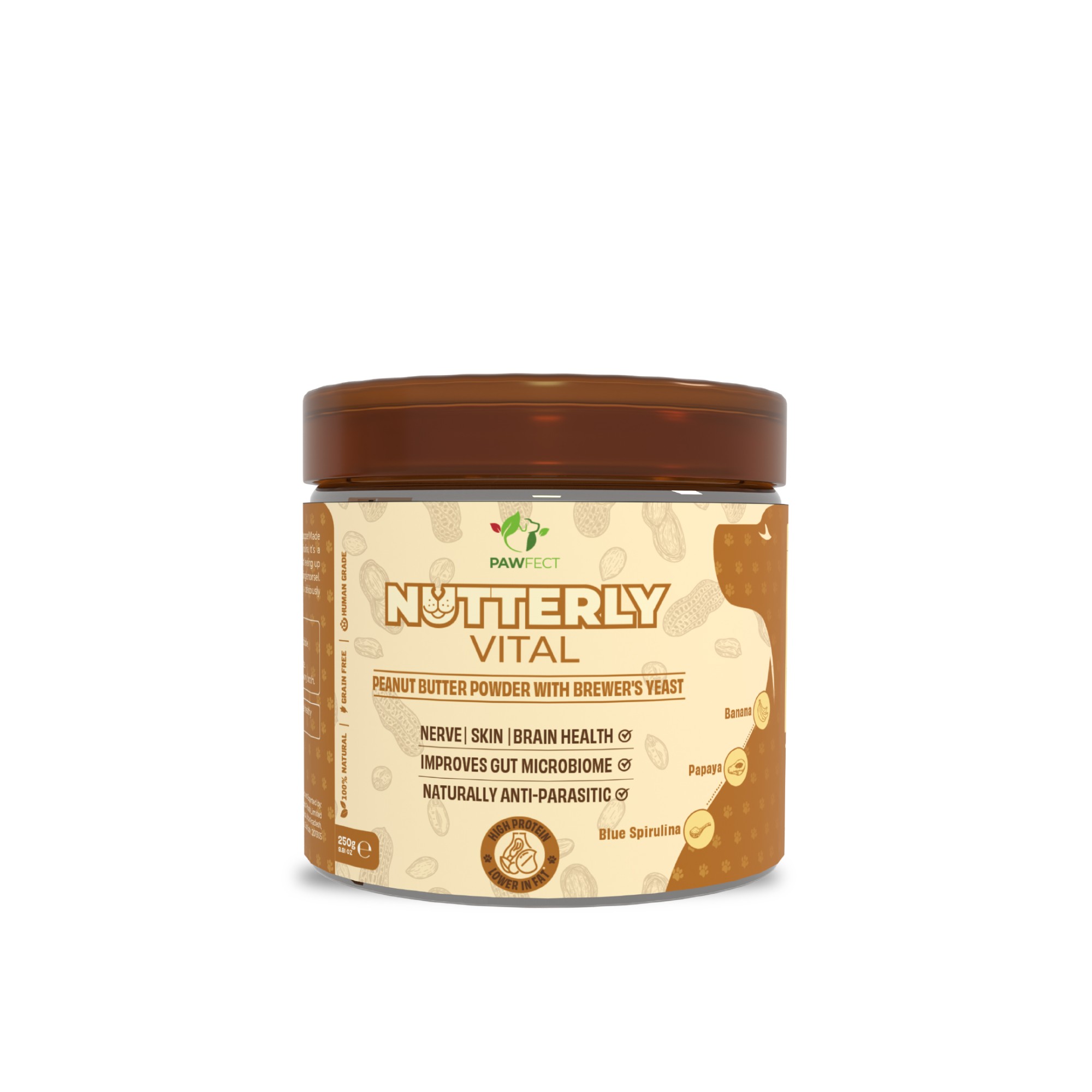 Pawfect Toppers Nutterly Vital 250 gr.