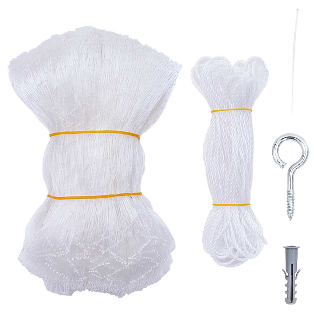vidaXL Kattennet Transparant 8x3 m Nylon