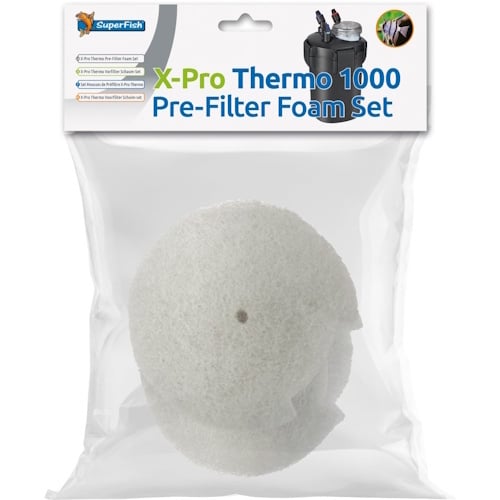 SuperFish X-Pro Thermo 1000 Pre Filter Schuim Set 3 Stuks