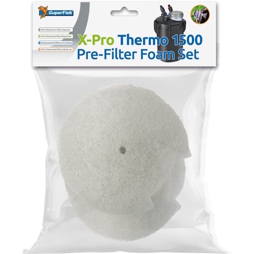 SuperFish X-Pro Thermo 1500 Pre Filter Schuim Set 3 Stuks