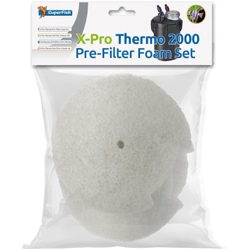 SuperFish X-Pro Thermo 2000 Pre Filter Schuim Set 3 Stuks