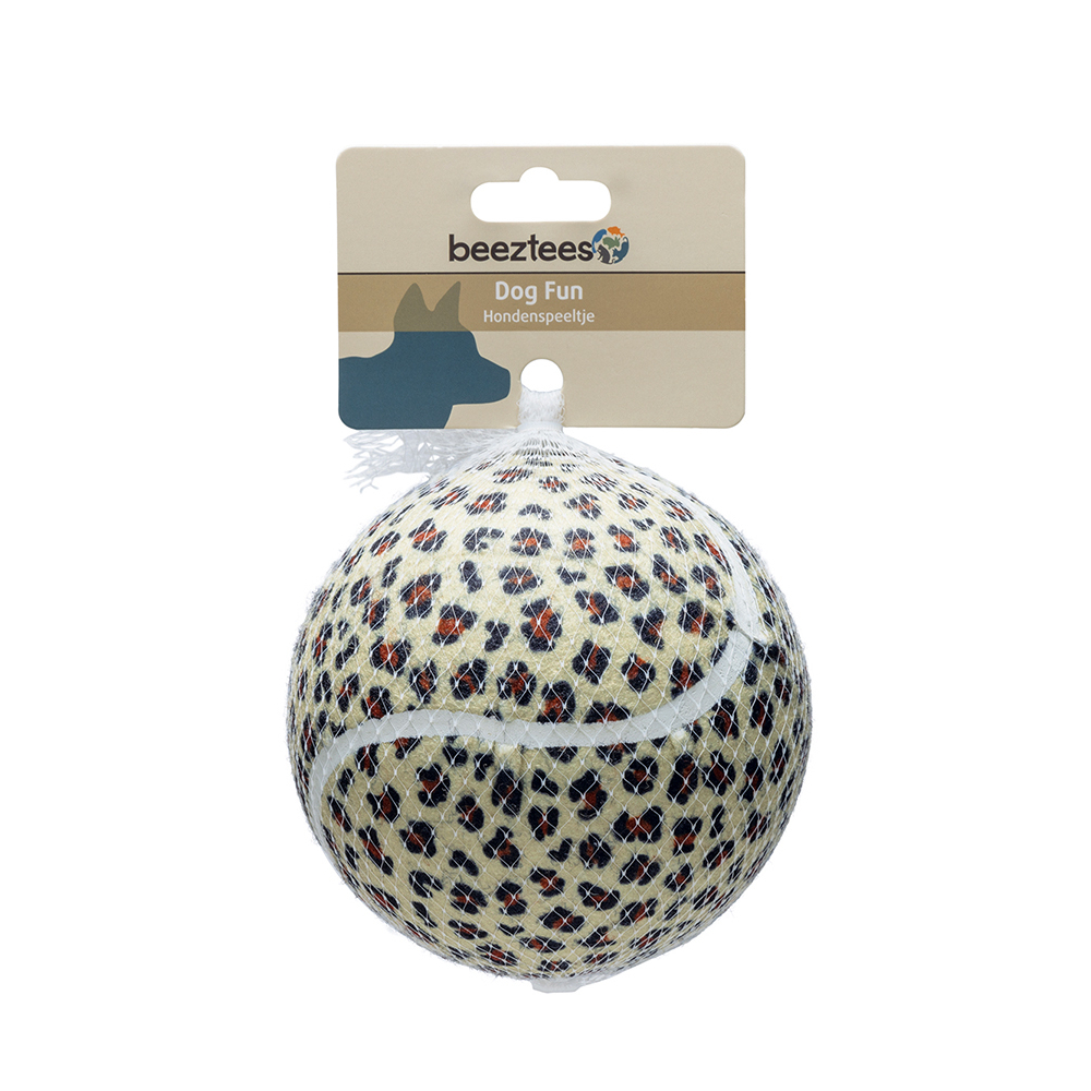 Beeztees hondenspeelgoed jungle bal panter - 12,5cm honden