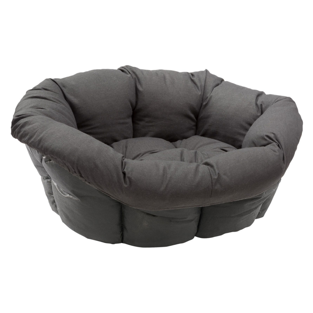 Ferplast Hoes Sofà antraciet voor  mand Siesta Deluxe (zonder mand) - Maat 12: L 114 x B 83 x H 37 cm