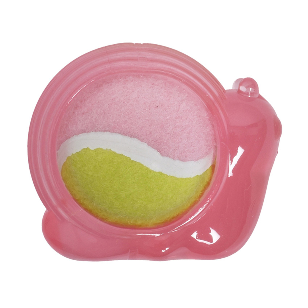 Bobby hondenspeeltje Coquille Ø14.1x9.2cm, roze hond