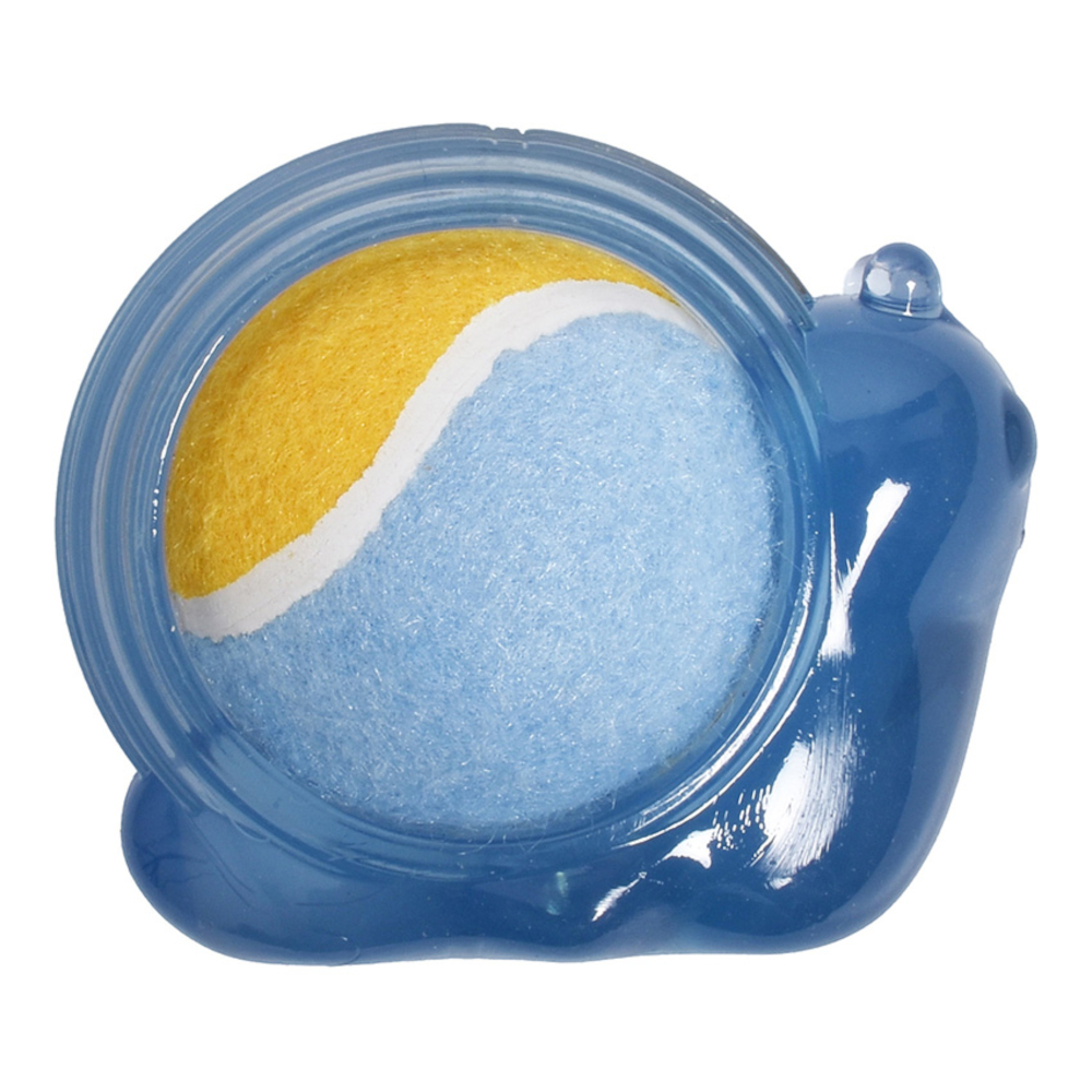 Bobby hondenspeeltje Coquille Ø14,1x9,2cm, blauwe hond