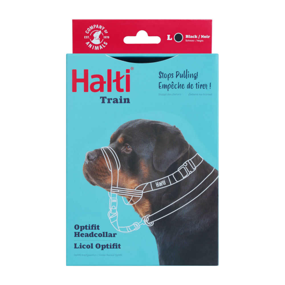 Halti Optifit hoofdbanden maat L voor honden