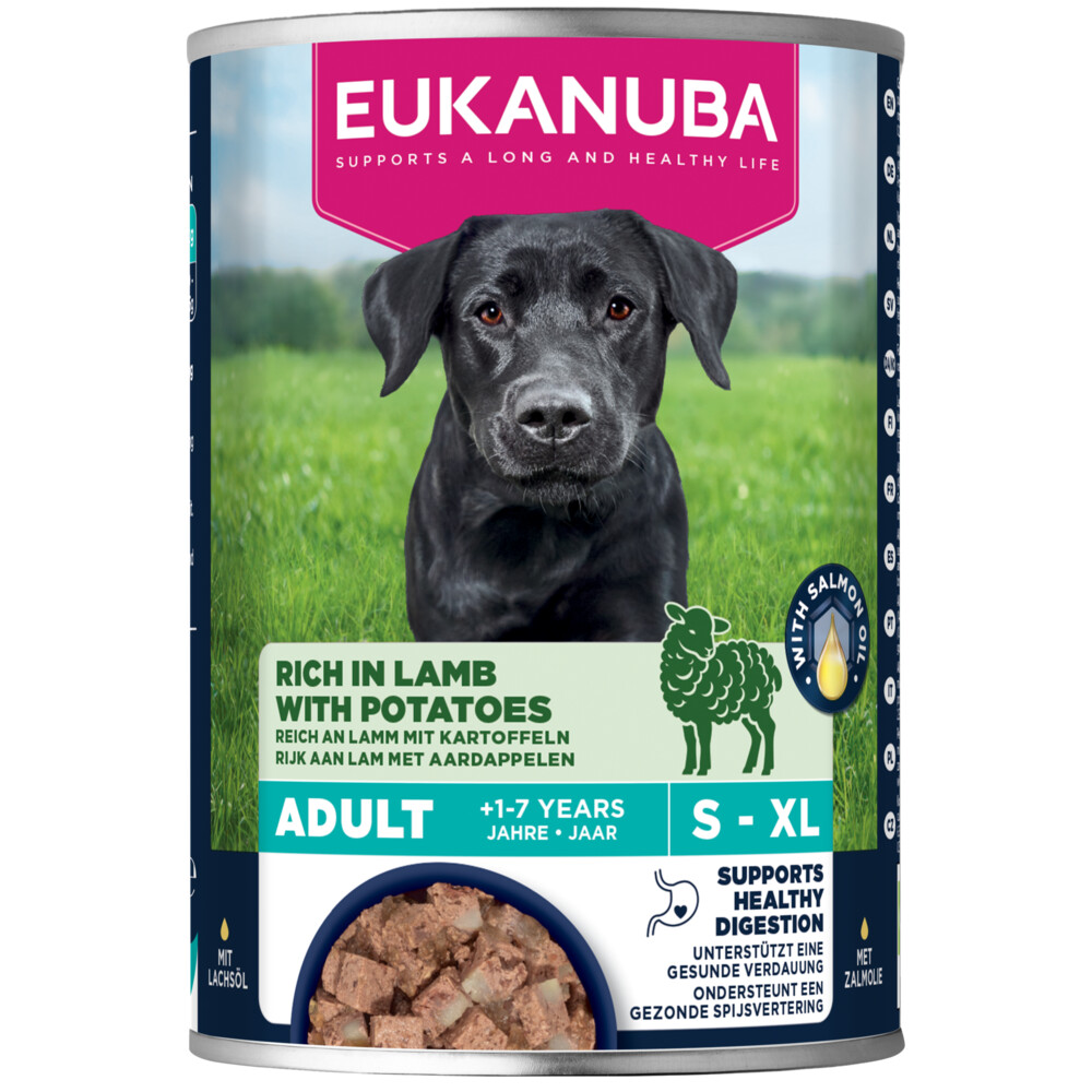 Eukanuba 6x  Life Care Dog Hondenvoer Nat Adult Lamb&Potatoes 400 gr
