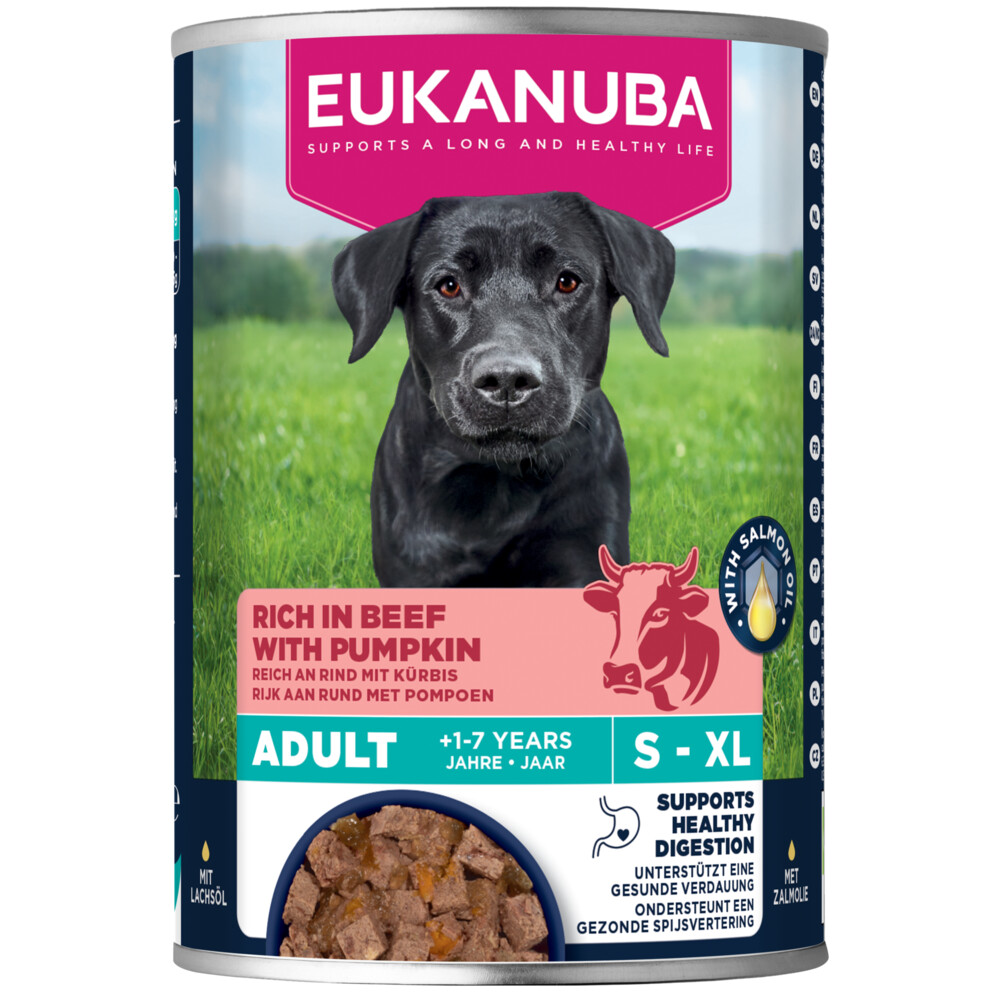 Eukanuba 6x  Life Care Dog Hondenvoer Nat Adult Beef&Pumpkin 400 gr