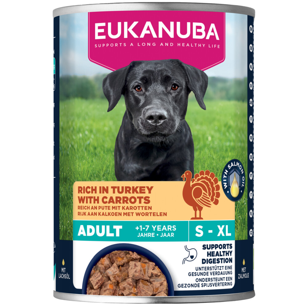 Eukanuba 6x  Life Care Dog Hondenvoer Nat Adult Turkey&Carrot 400 gr