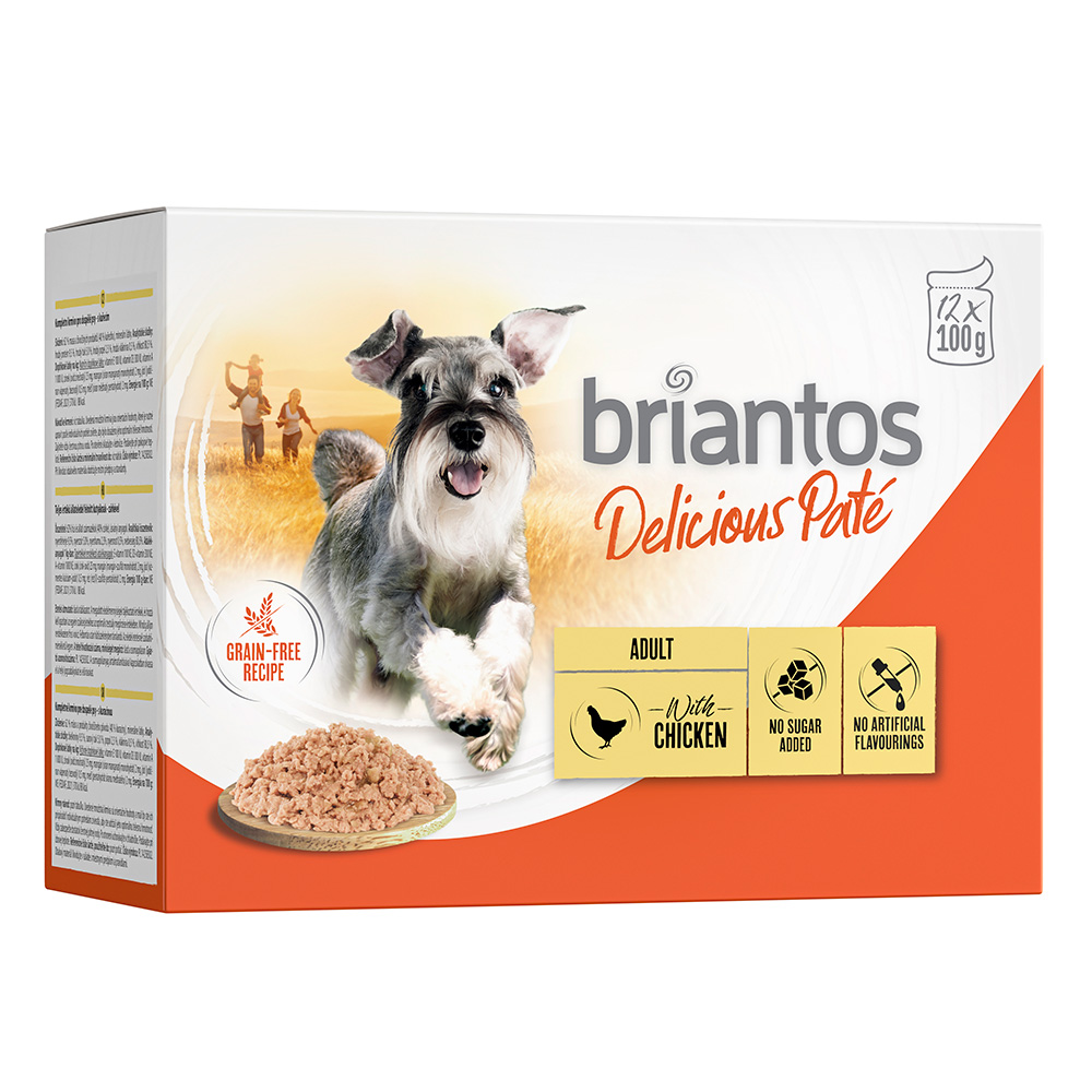Briantos Voordeelpakket  Delicious Paté 48 x 100 g - Kip